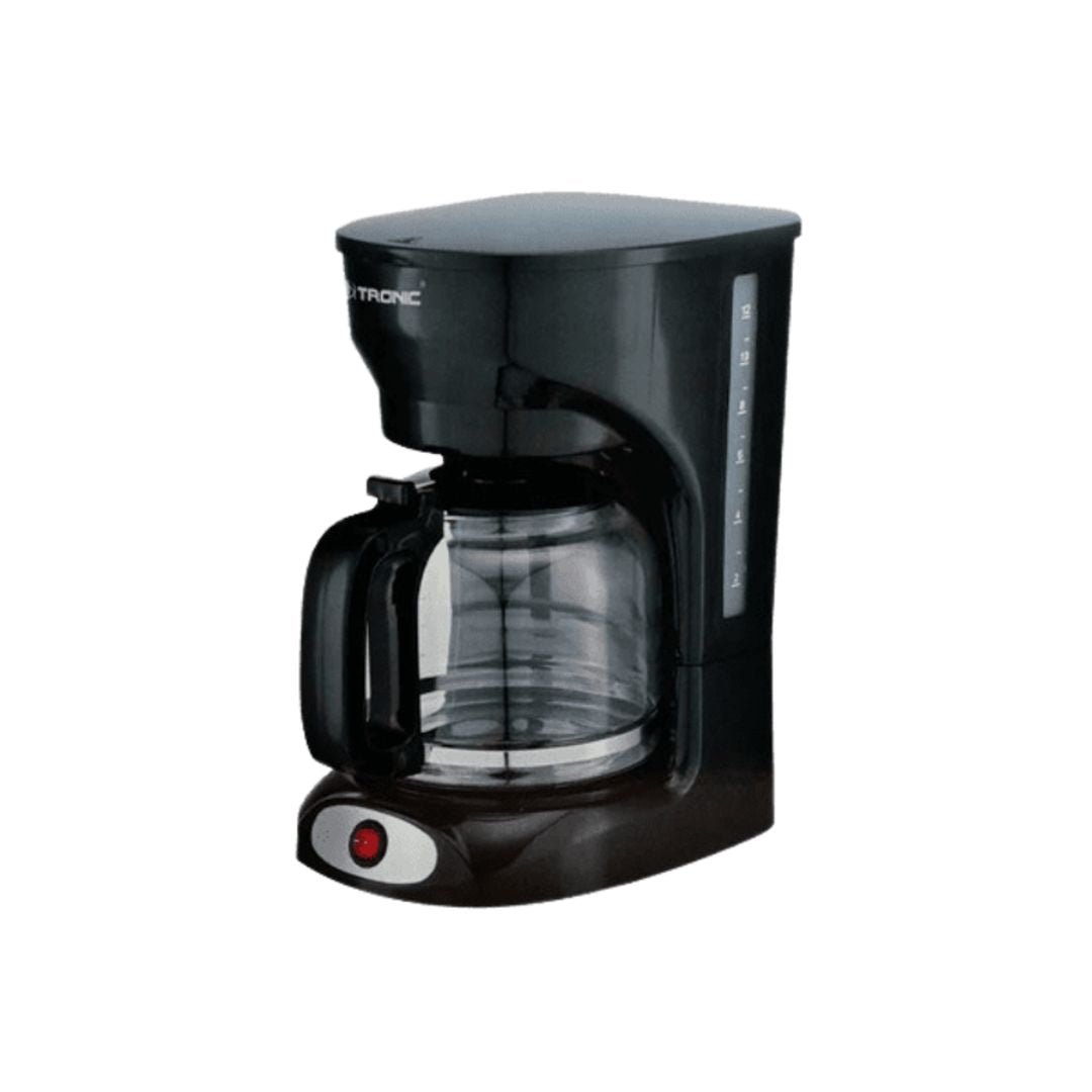 Cafetera 12 Tazas Jarra de Vidrio Negra 110V Gtronic