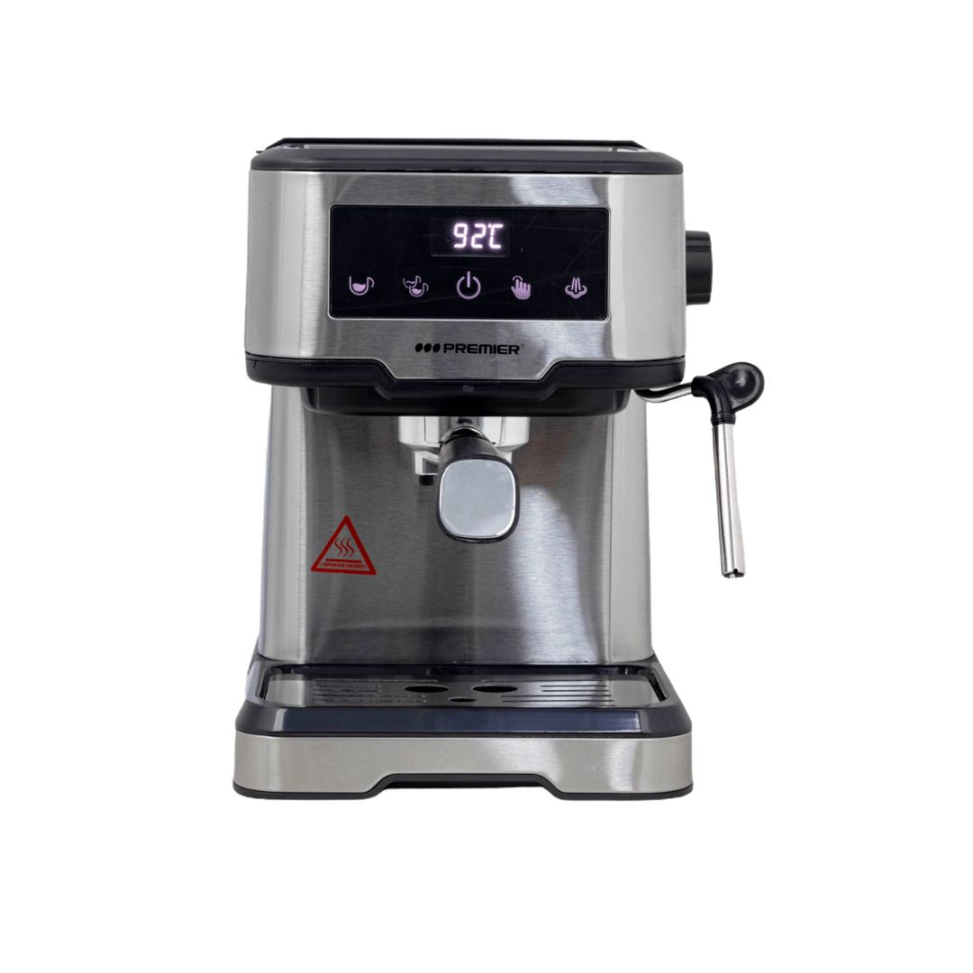 Cafetera Eléctrica Espresso 1.3 Litros Panel de Control Digital Pantalla Led Premier