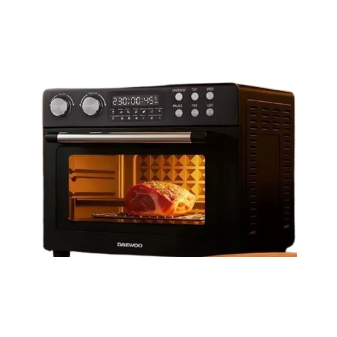 Horno Eléctrico 30 Litros Con Aire Freyer Negro Daewoo