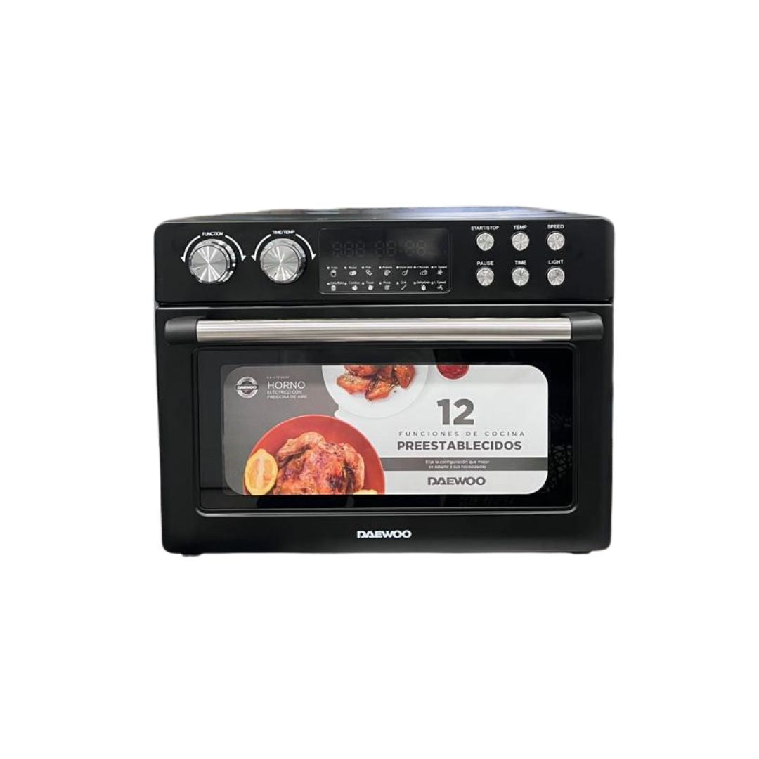 Horno Eléctrico 30 Litros Con Aire Freyer Negro Daewoo