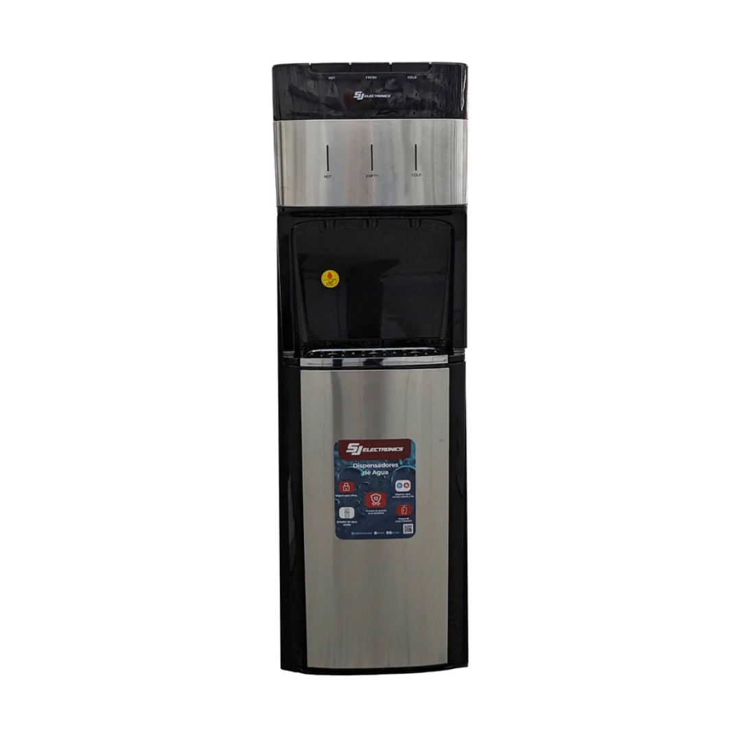 Dispensador de Agua Botellon Oculto Acero/Negro SJ Electronics