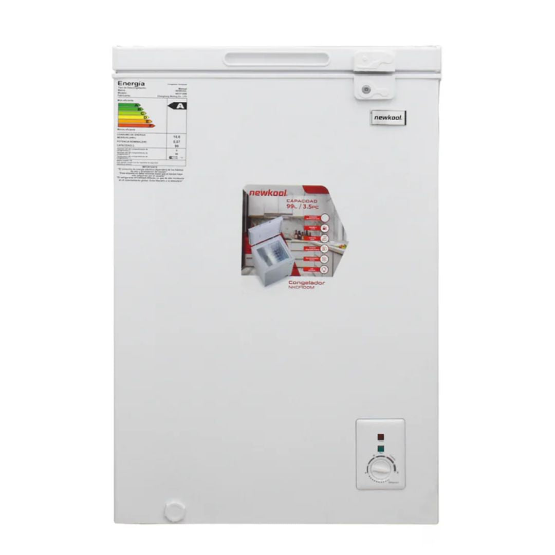 Congelador Horizontal 100 Litros Blanco Newkool