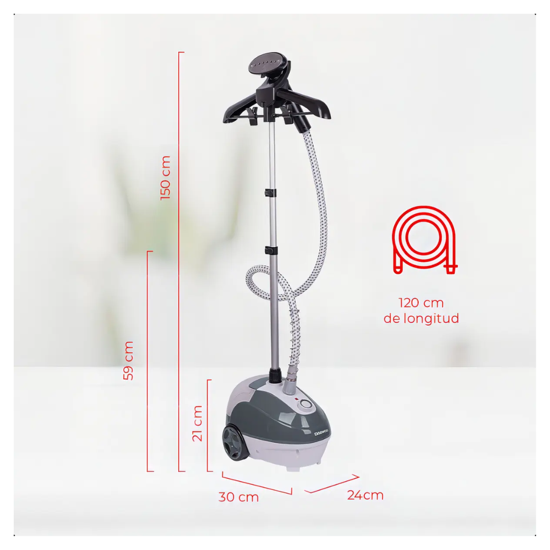 Vaporizador Vertical Gris 1300W Daewoo