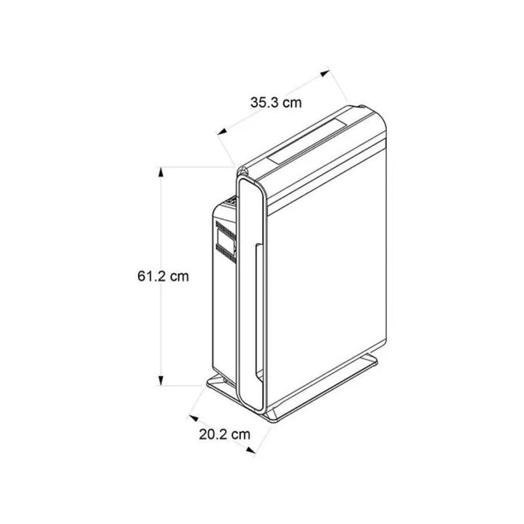 Purificador de Aire 3 Velocidades Cuenta Con Doble Sistema de Purificación Whirlpool