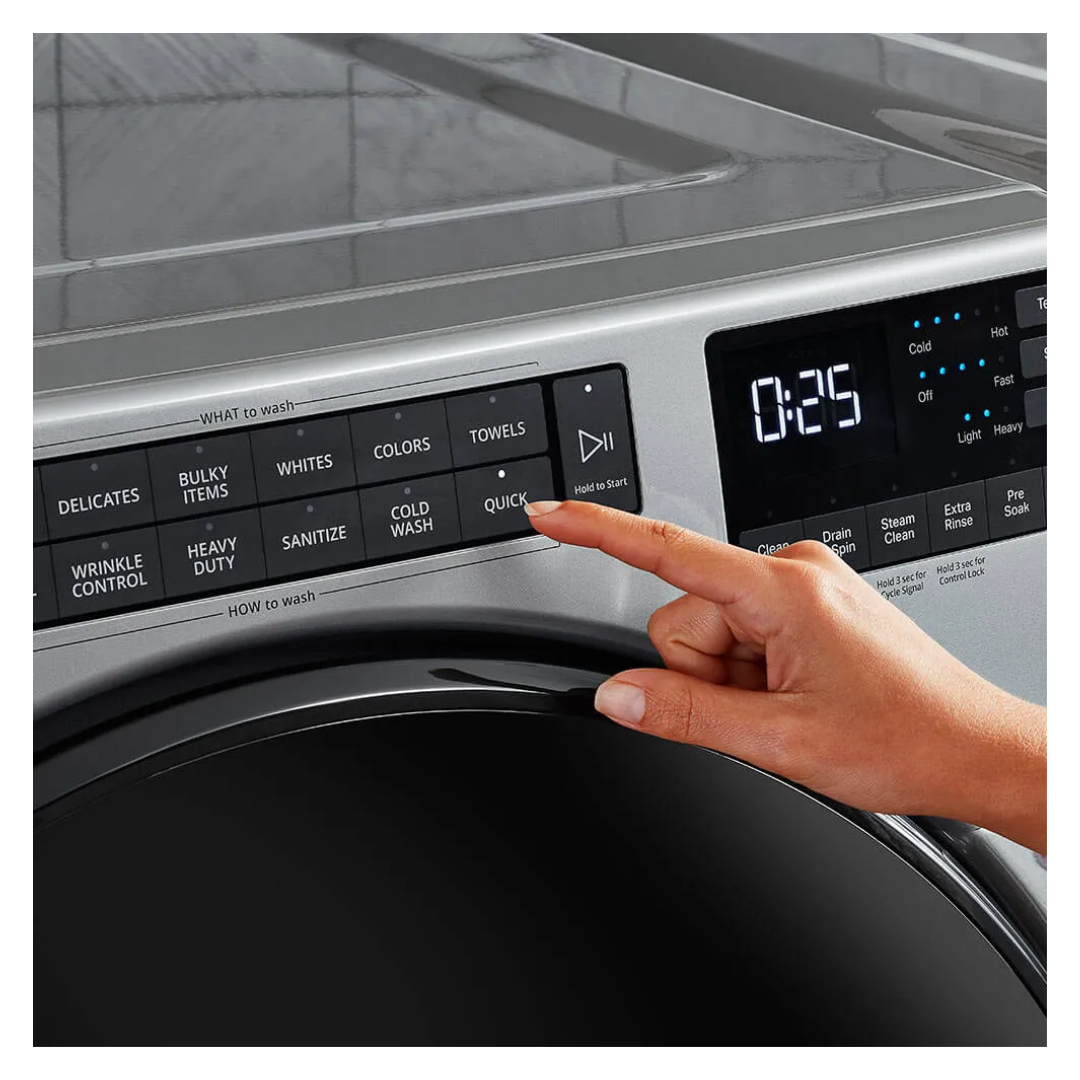 Lavadora Carga Frontal 21 Kilos Silver Inverter Whirlpool