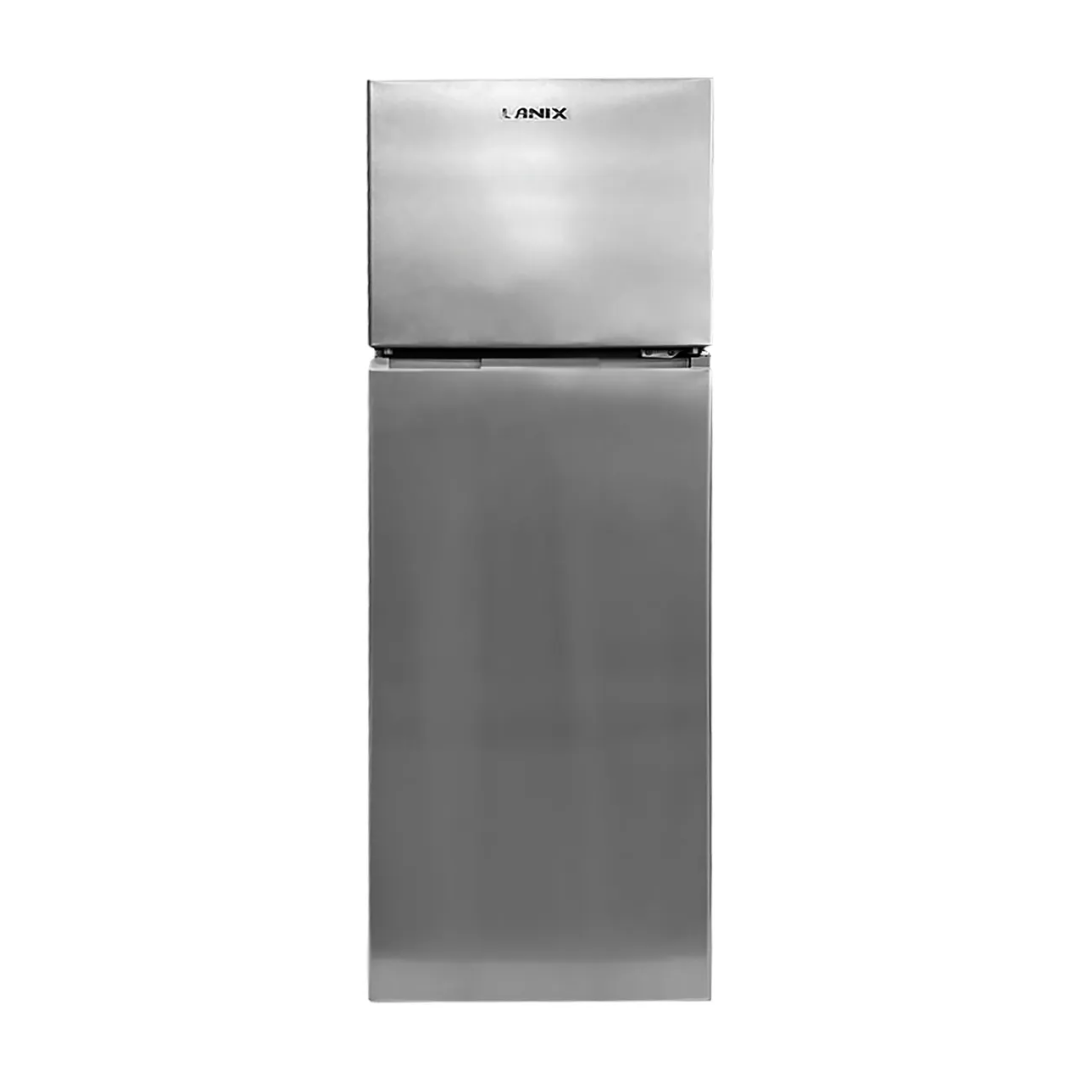 Nevera 158 Litros C/Escarcha 2 Puertas 110V Acero Inoxidable LanIx