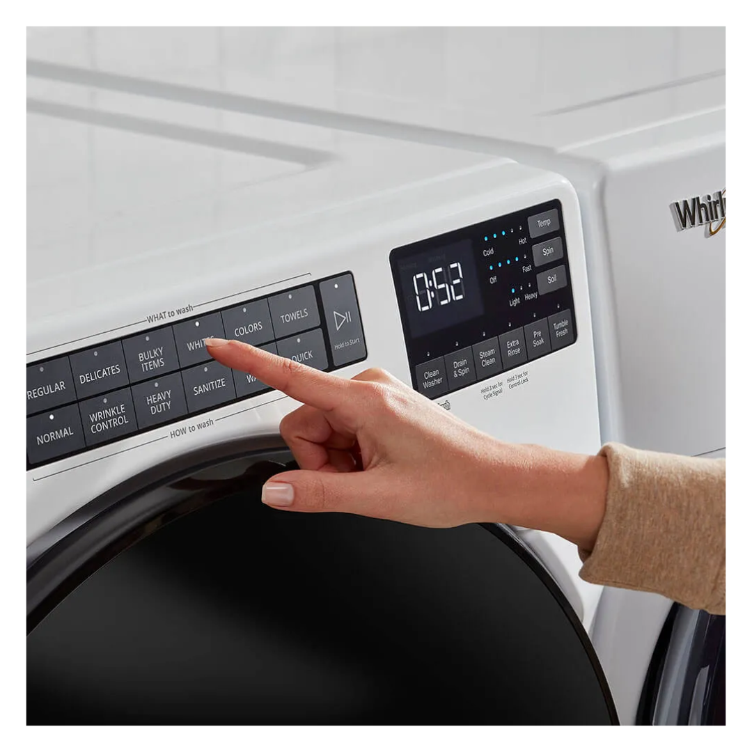 Lavadora Carga Frontal 23 Kilos Inverter Blanca Whirlpool