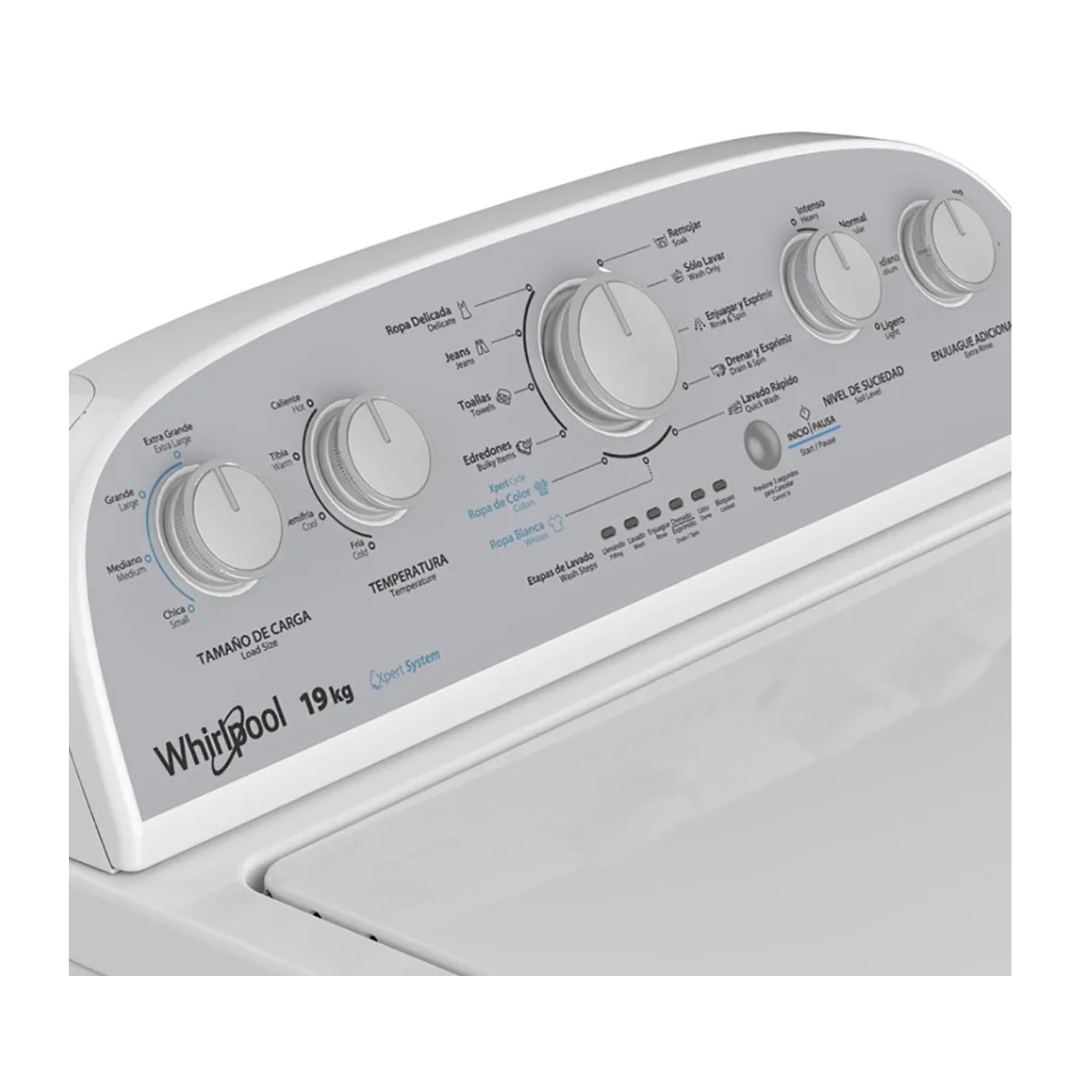 Lavadora Carga Superior Con Agitador 16 Kilos Whirlpool
