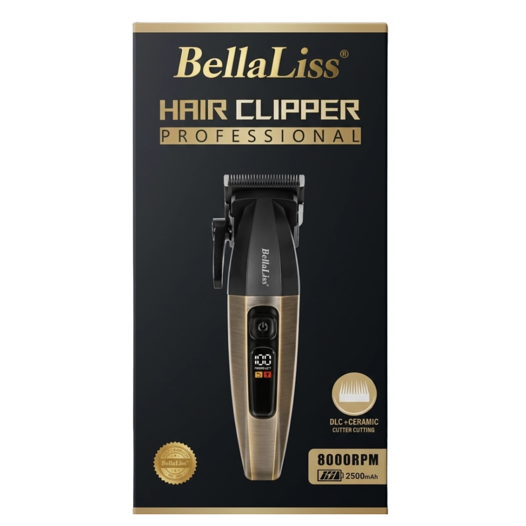 Maquina de Afeitar Inalámbrica Profesional  8000RPM/20PCS Bellalis