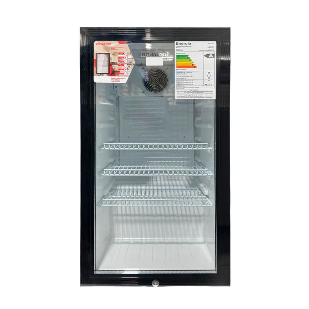 Nevera Exhibidora Vertical 90 litros Newkool