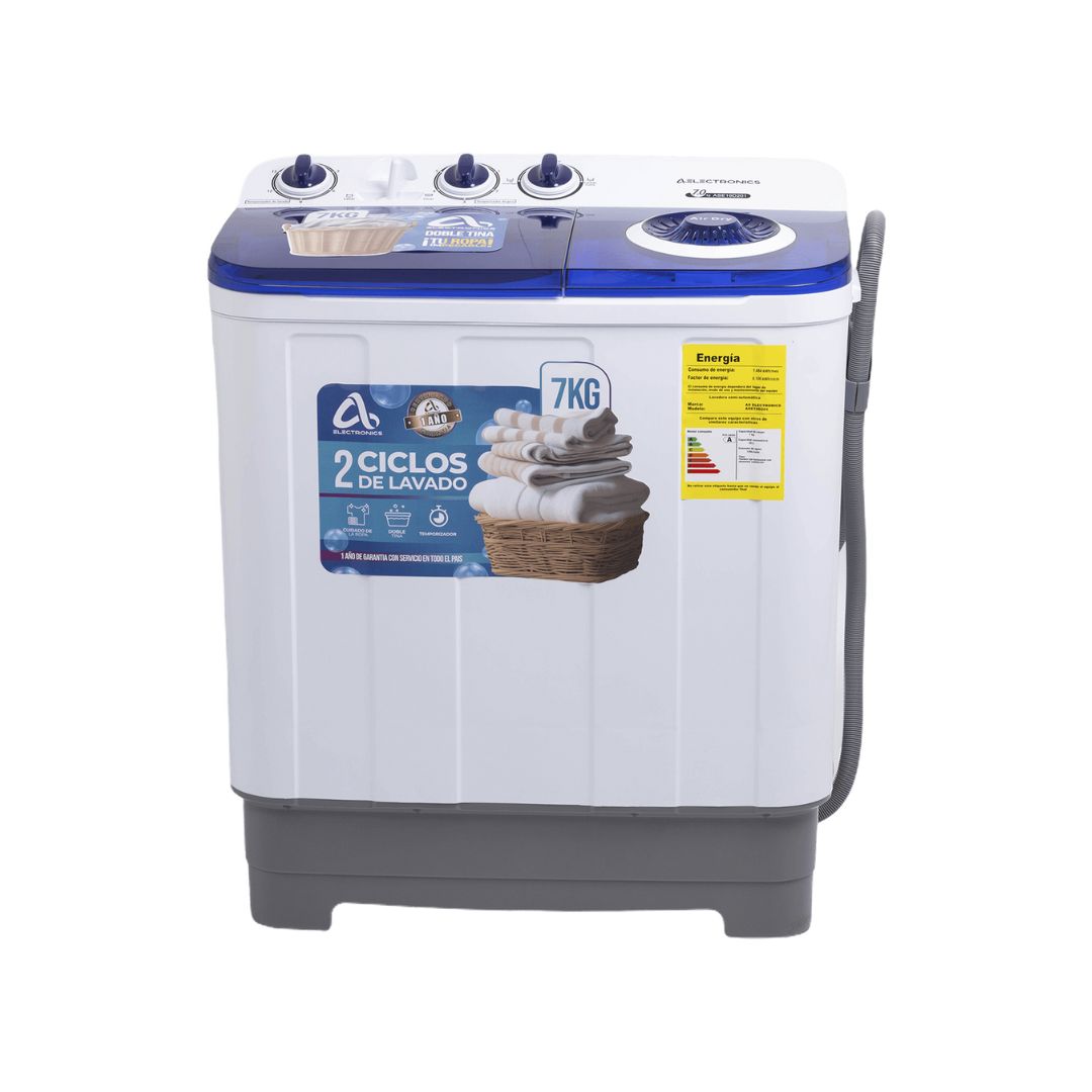 Lavadora Semiautomática 7Kg AS Electronic