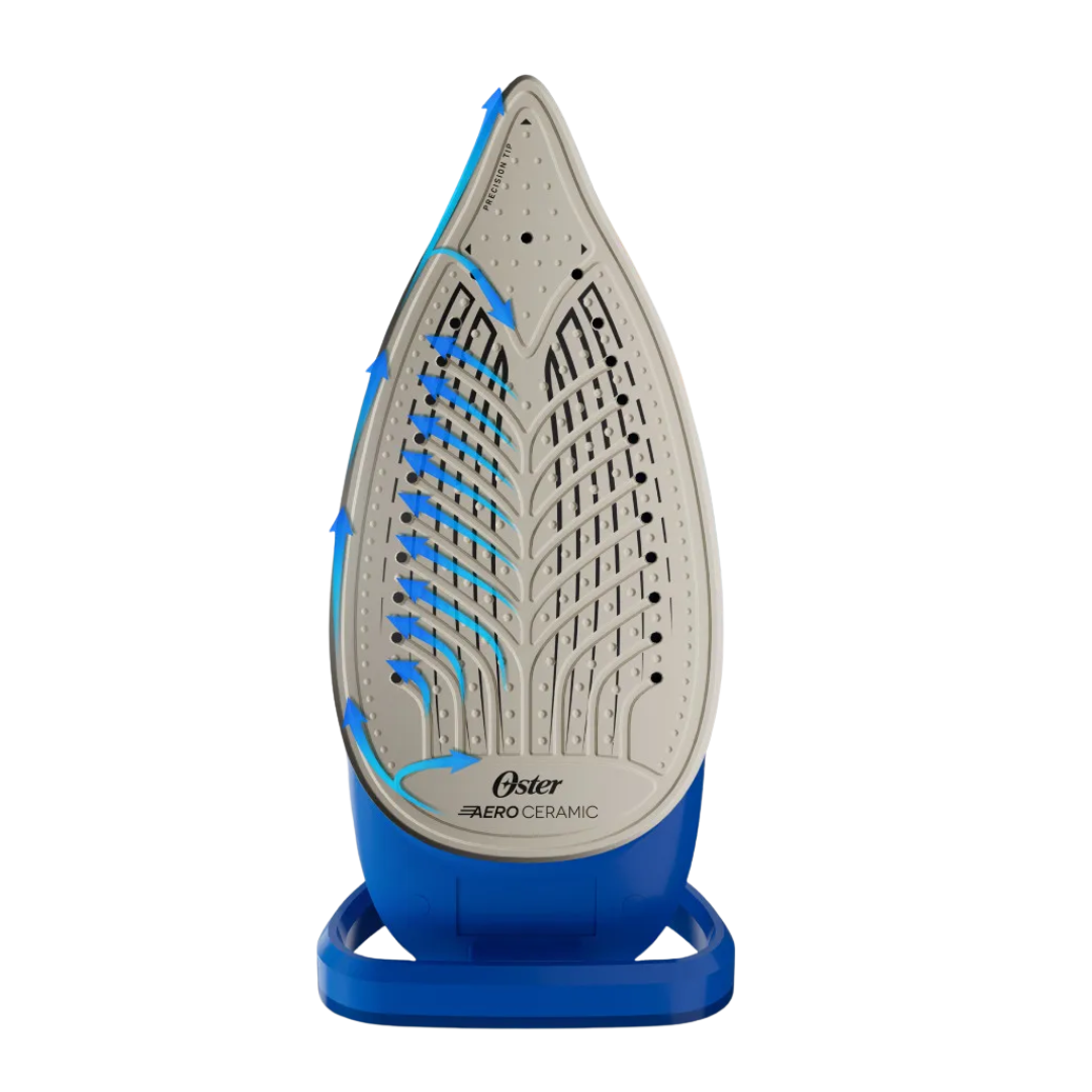 Plancha de Vapor AeroGlide  Azul Claro Oster