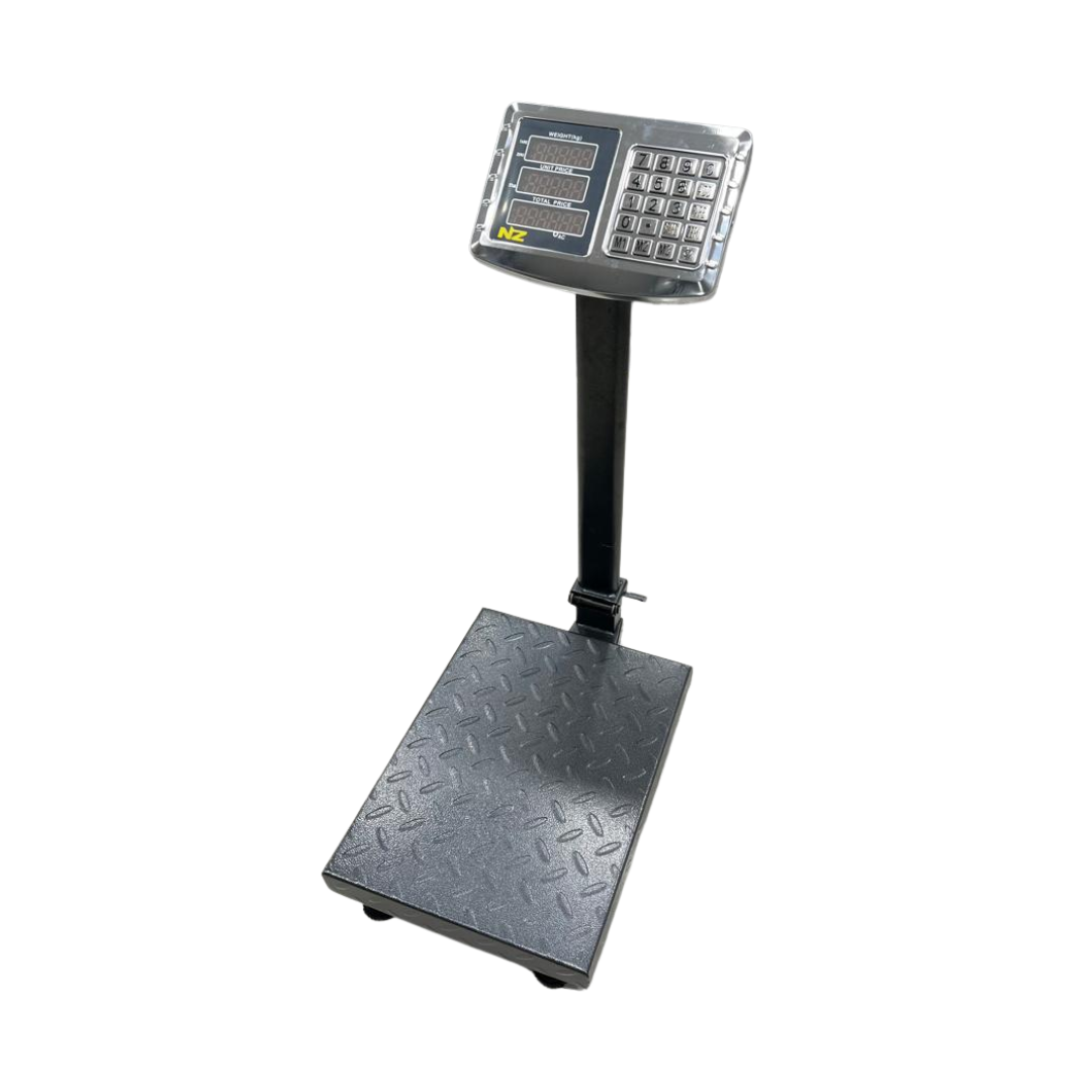 Balanza Digital de Plataforma Industrial Romana 300 Kilos Gris NZ