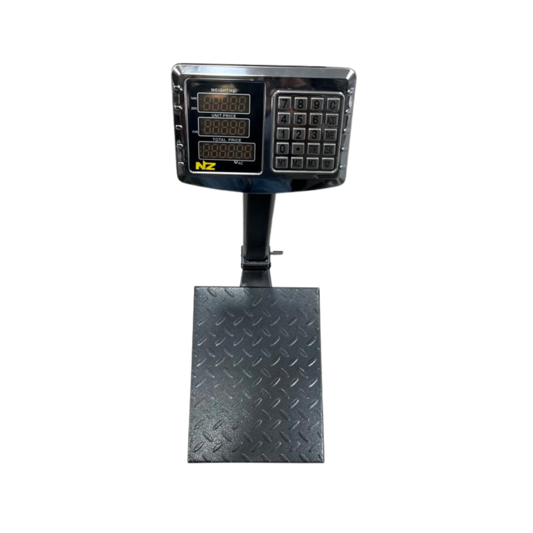 Balanza Digital de Plataforma Industrial Romana 300 Kilos Gris NZ