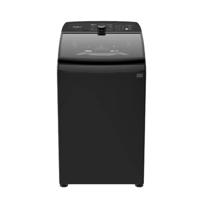 Lavadora Automática Carga Superior 20 Kilos Tapa de Cristal Negro Whirlpool