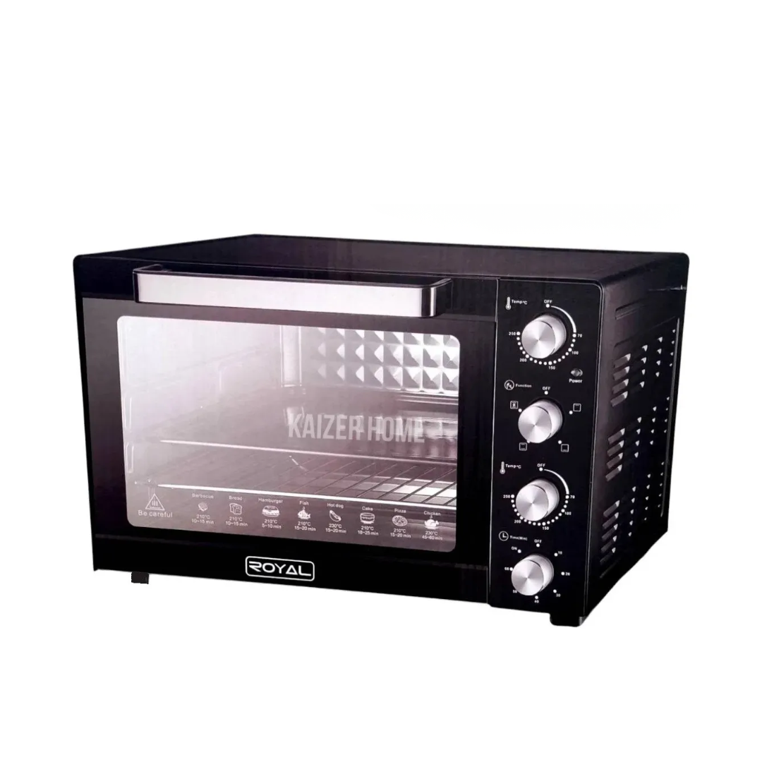 Horno Tostador 45 Litros de Perillas Negro Universal Roya