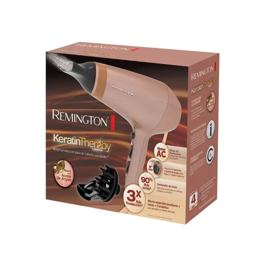 Secador de Cabello Keratin Therapy Remington
