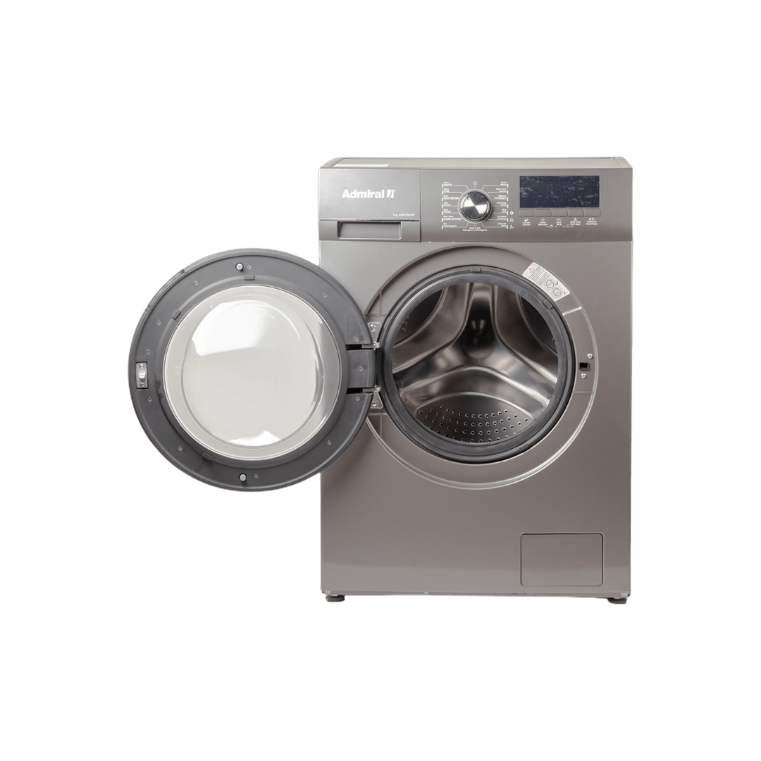 Lavadora Automática Carga Frontal 7kg 15 Programas de Lavado Silver Admiral