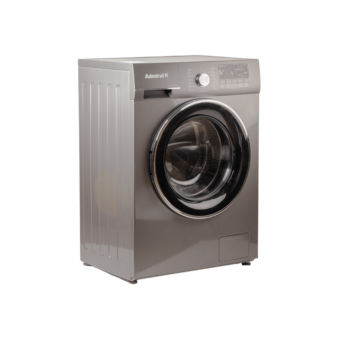 Lavadora Automática Carga Frontal 7kg 15 Programas de Lavado Silver Admiral