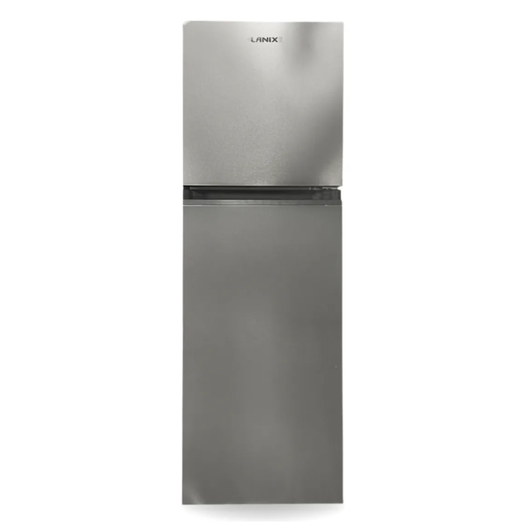 Nevera 292 Litros Sin Escarcha Acero Inoxidable 2 Puertas Lanix