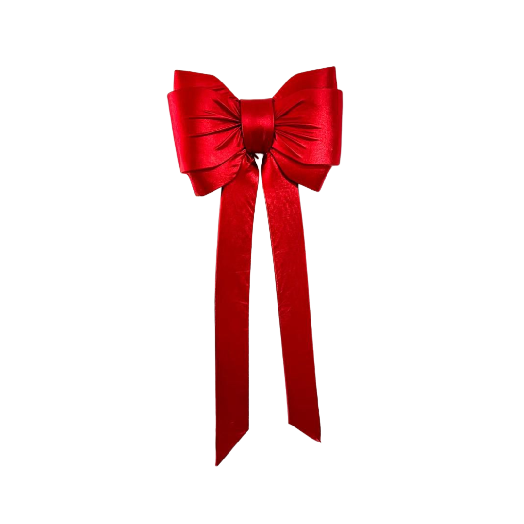 Lazo Navideño de 3 Tiras Tela Brillante Extra Grande Baby Boom