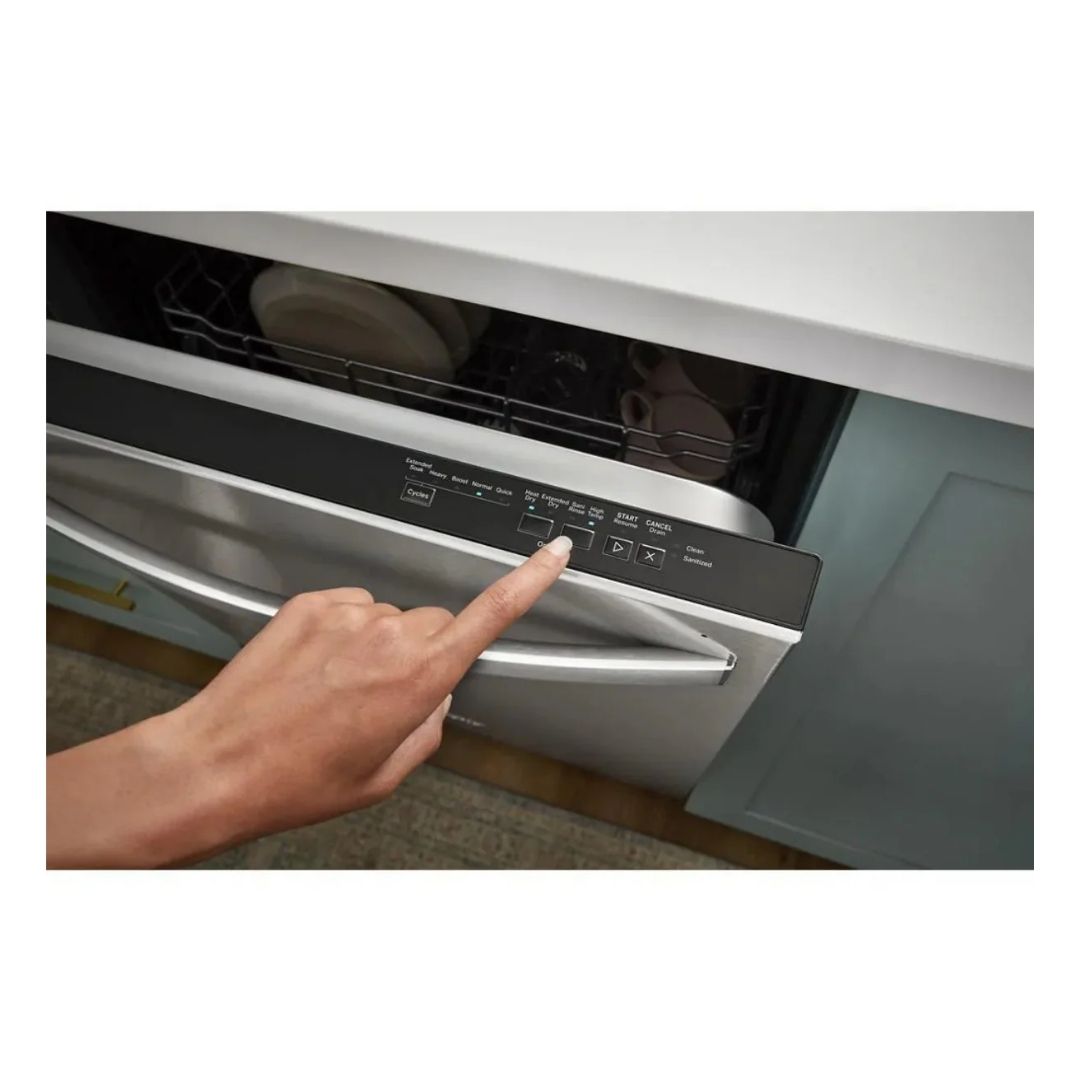 Lavaplatos Automático Acero Plástico Interno 12 Ciclos 24" Whirlpool