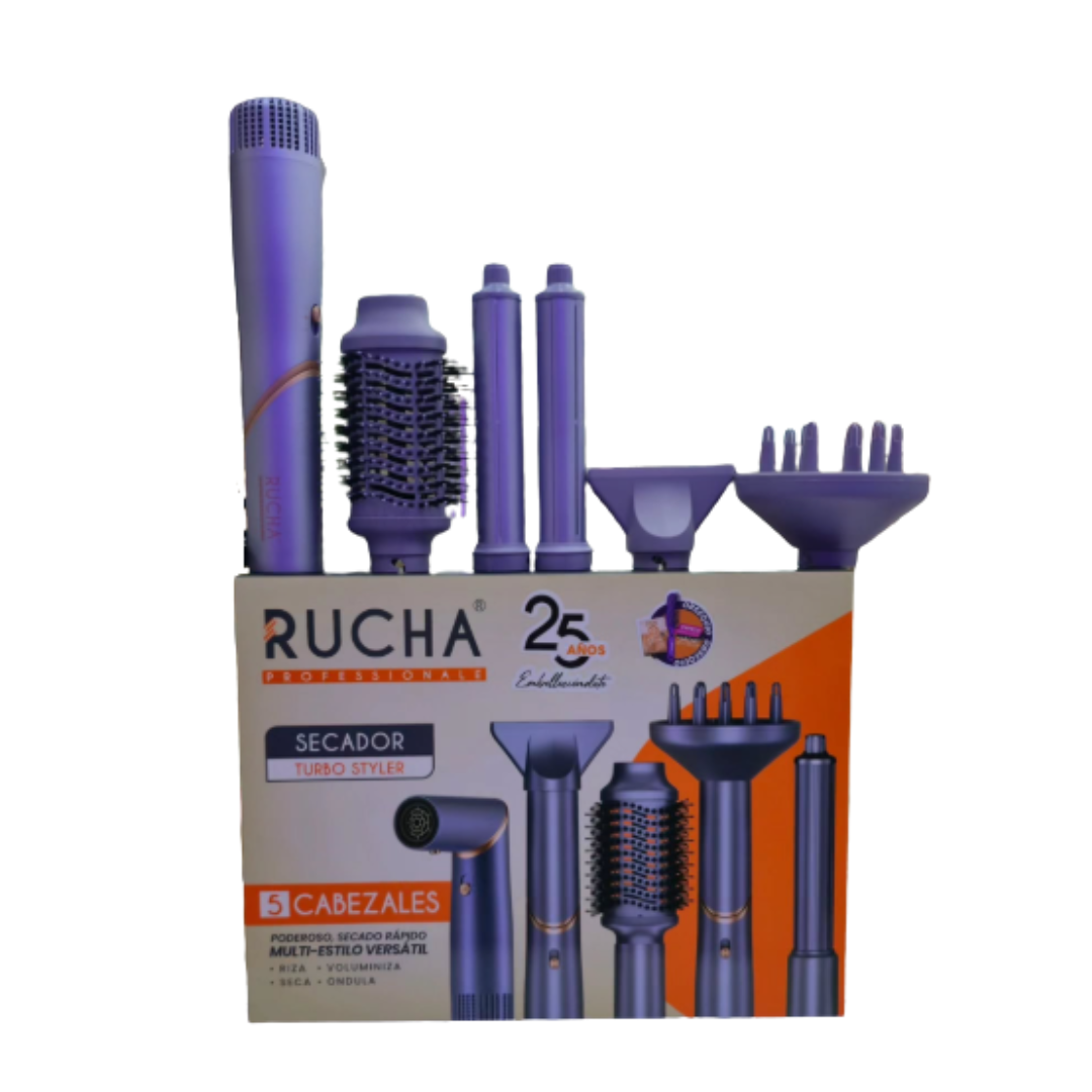 Secador Turbo Styler 5 en 1 Rucha