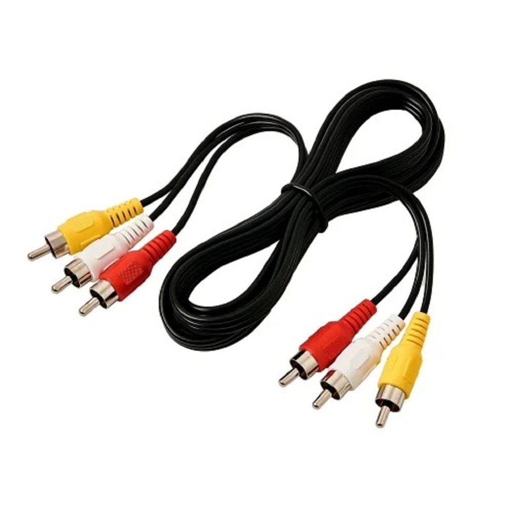 Cable RCA (Rojo, Amarillo y Blanco)