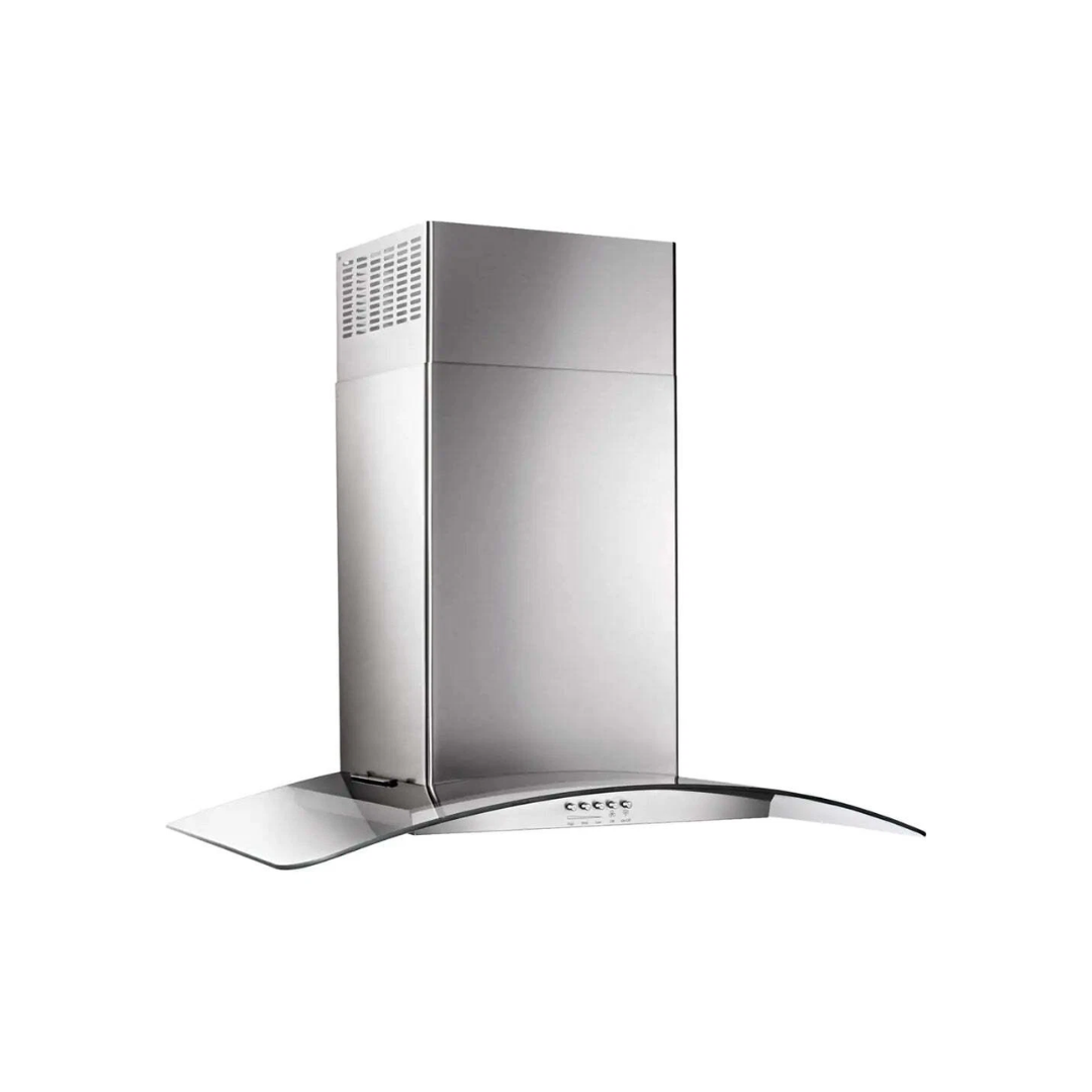 Campana Extractora de Pared de Vidrio cóncavo de 36" Acero Inoxidable Whirlpool