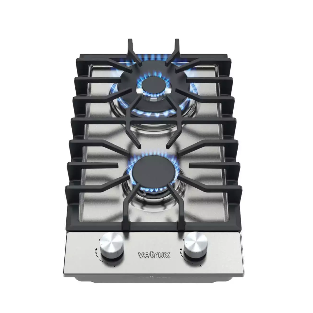 Tope a Gas 30 cm Acero Inoxidable Nova Pro Verux