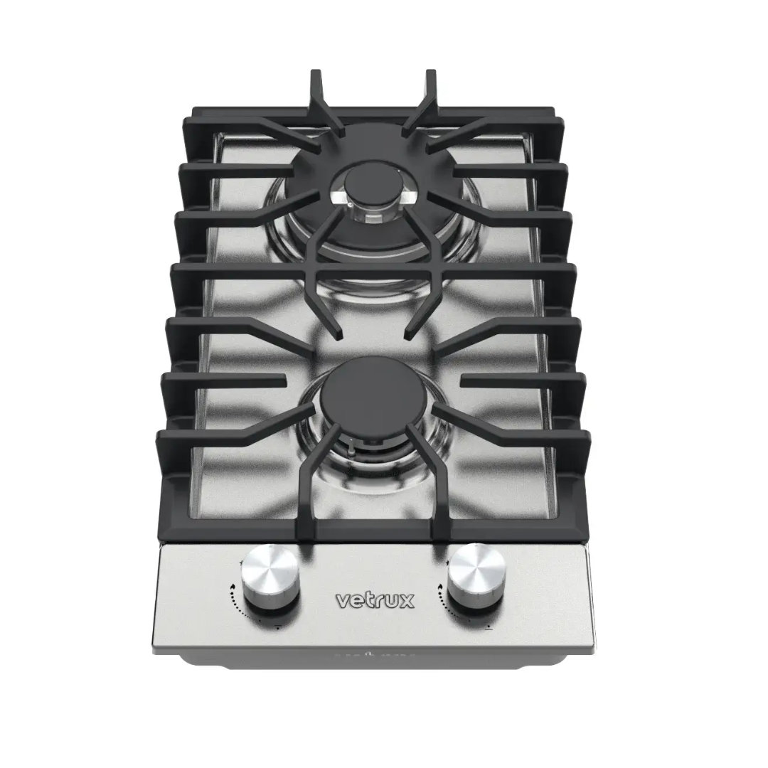 Tope a Gas 30 cm Acero Inoxidable Nova Pro Verux