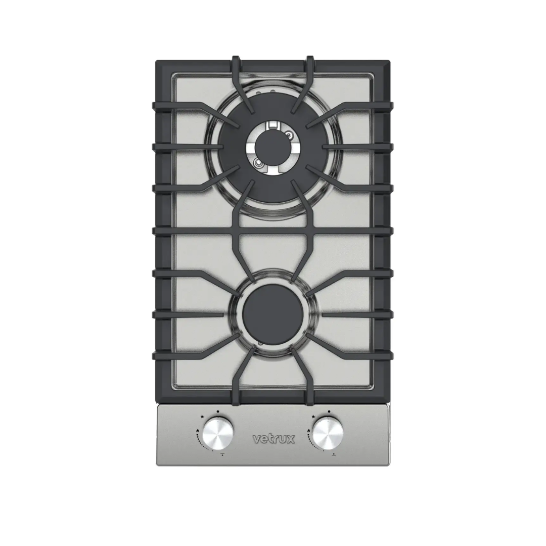 Tope a Gas 30 cm Acero Inoxidable Nova Pro Verux