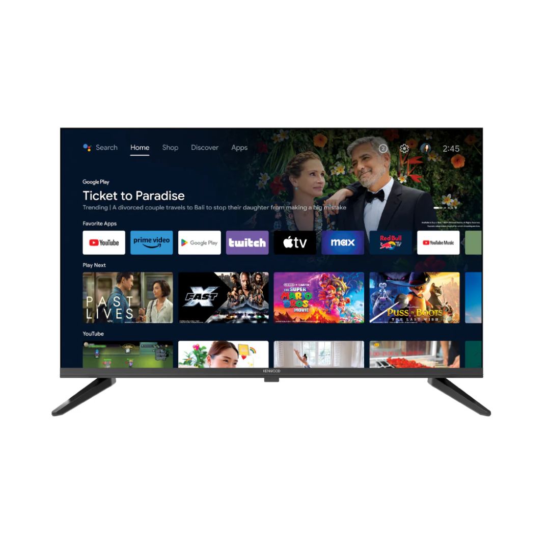 Televisor Smart 32" Android 11 Con Resolución HD 720 Kenwood