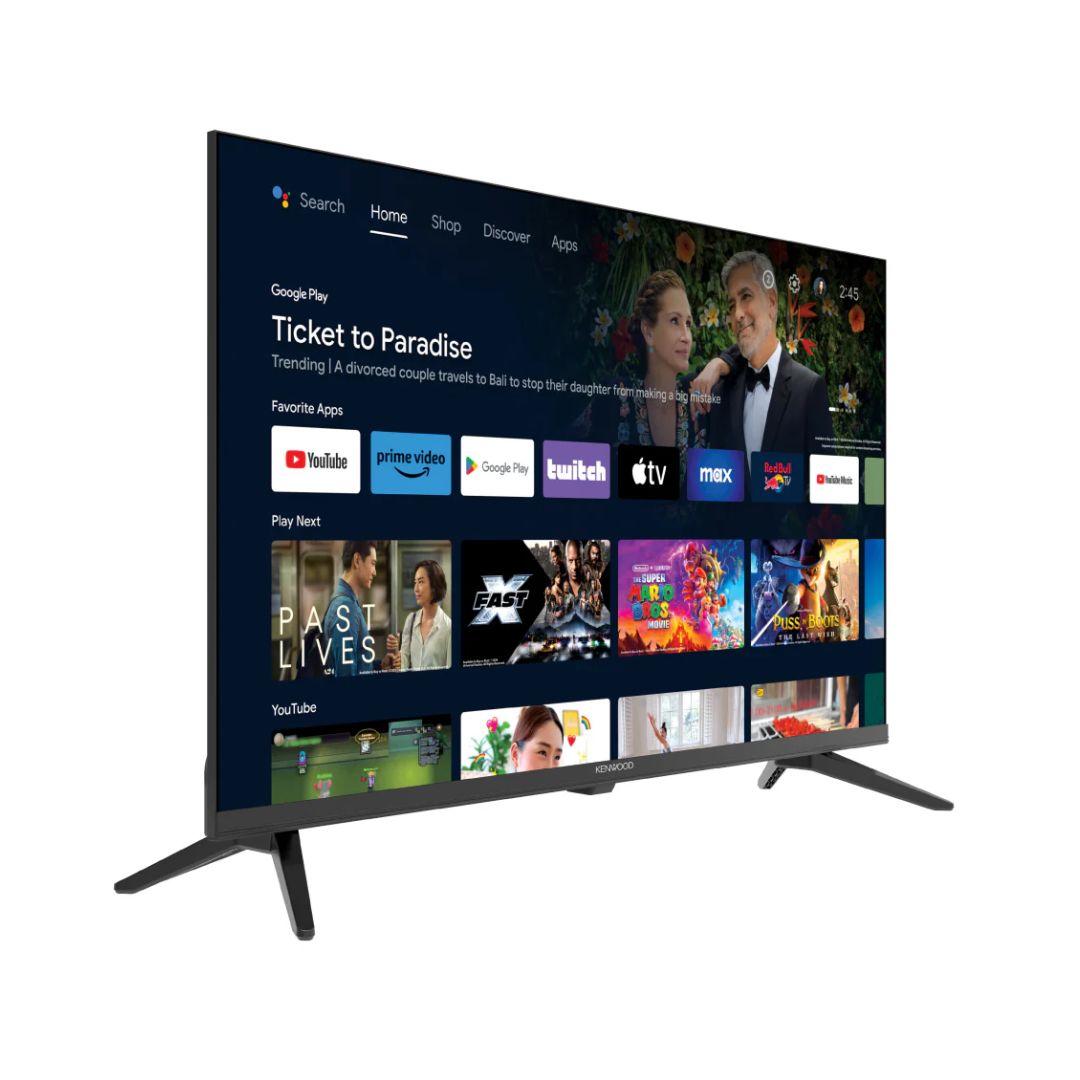 Televisor Smart 32" Android 11 Con Resolución HD 720 Kenwood