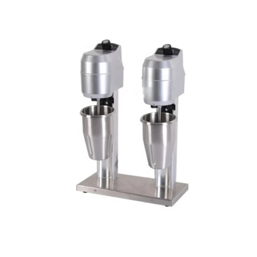 Batidora Para Merengada y Malteadas 2 Vasos Acero Inoxidable Senzani