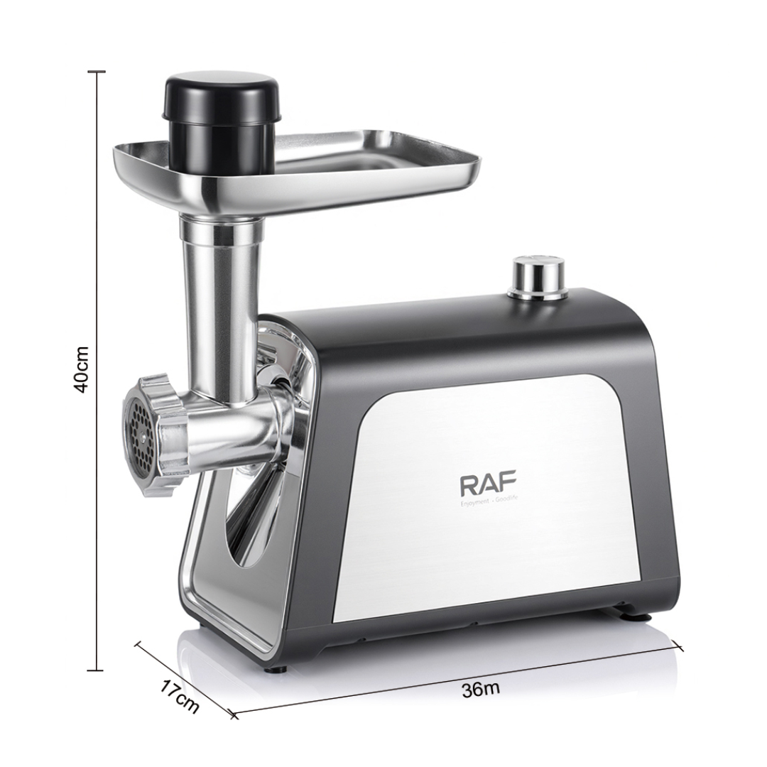 Molino de Carne Eléctrico 1000W/220V Acero Inoxidable Raf