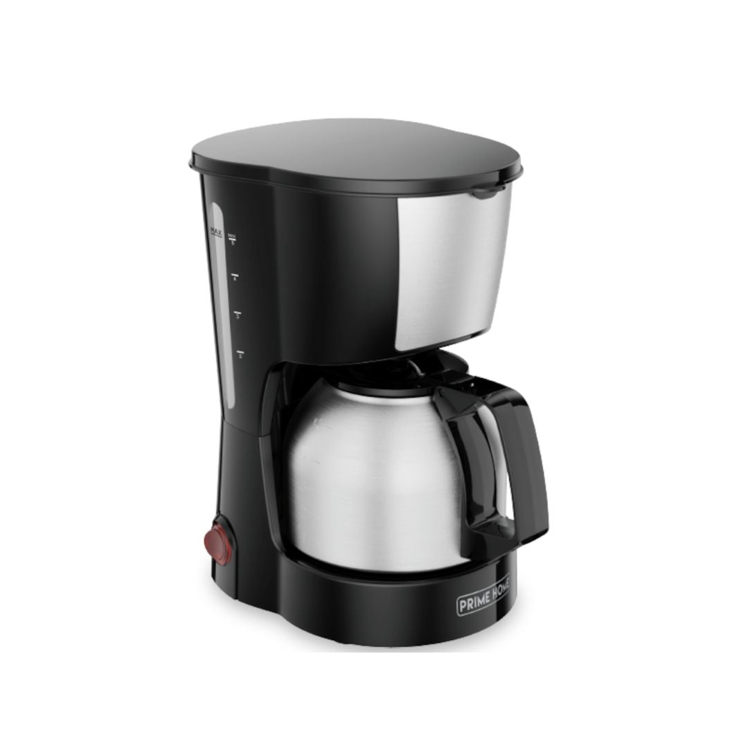Cafetera Eléctrica 5 Tazas de Acero 600W Prime Home