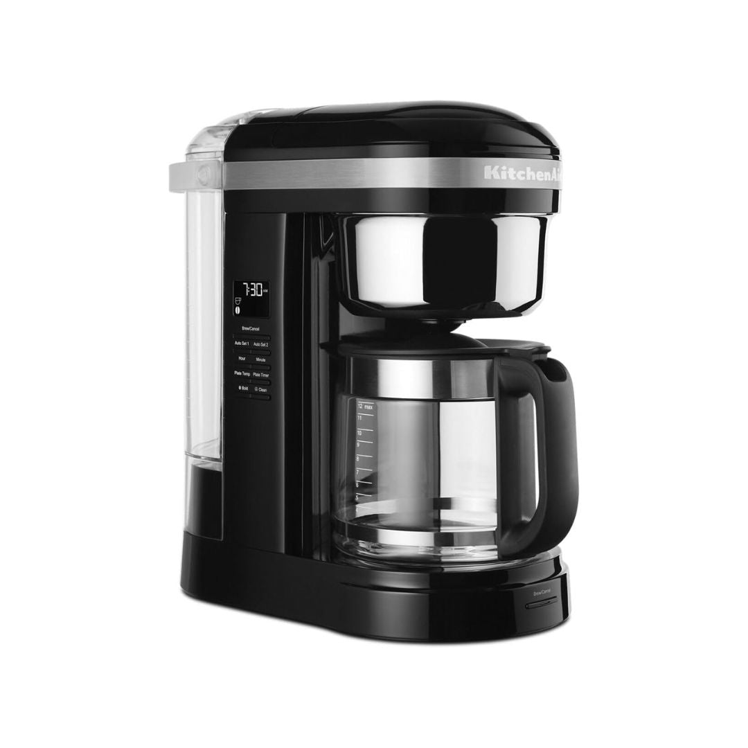 Cafetera Digital 12 Tazas 1100W Negra Kitchenaid