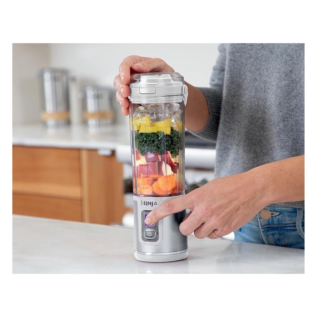 Licuadora Portátil Inalámbrica 14 18 Onzas Blanca Ninja