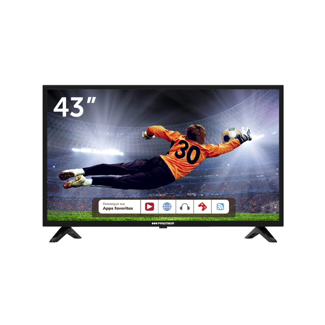Televisor Smart TV 43" Android 11 Sin Marco DVB-T2 Premier