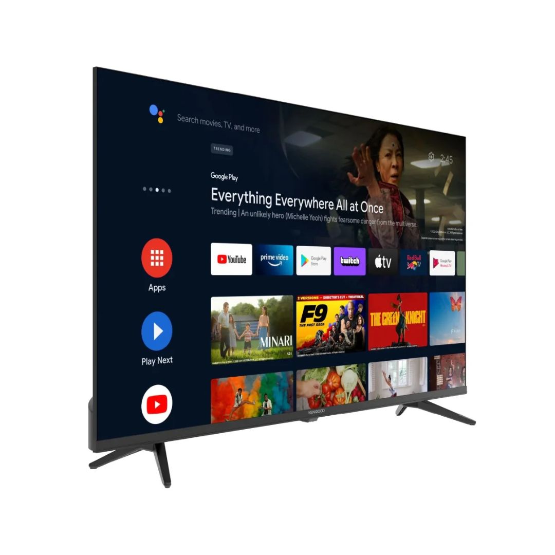 Televisor Smart 43" Android 11 Resolución FHD de 1080 Kenwood