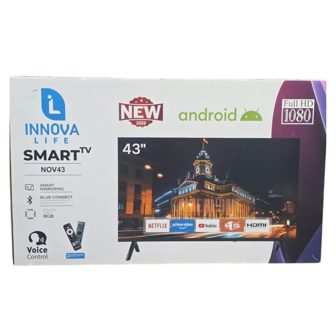 Televisor 43" Smart TV Full HD 1080p Android 14 Innvova