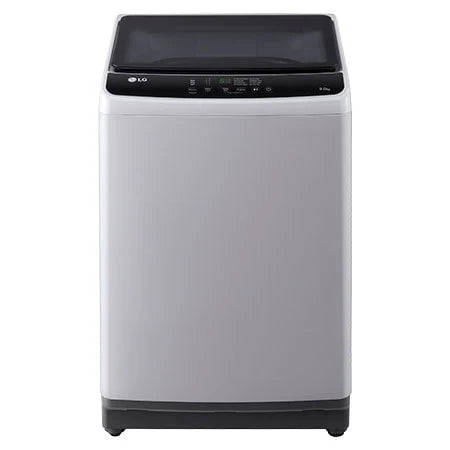 Lavadora automática carga superior gris de 9 kilos LG