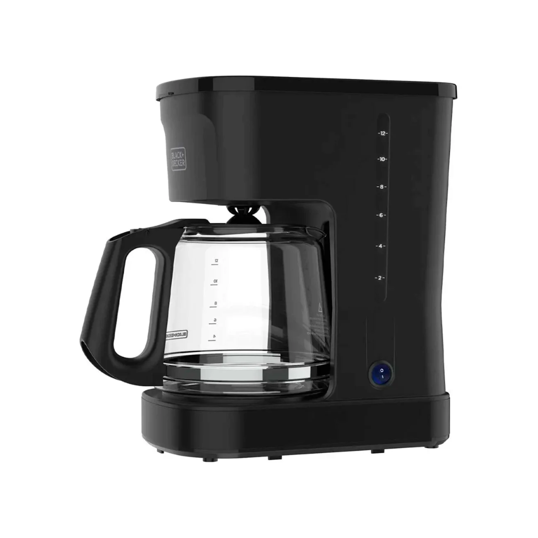 Cafetera 12 Tazas 900W filtro Permanente Black & Decker