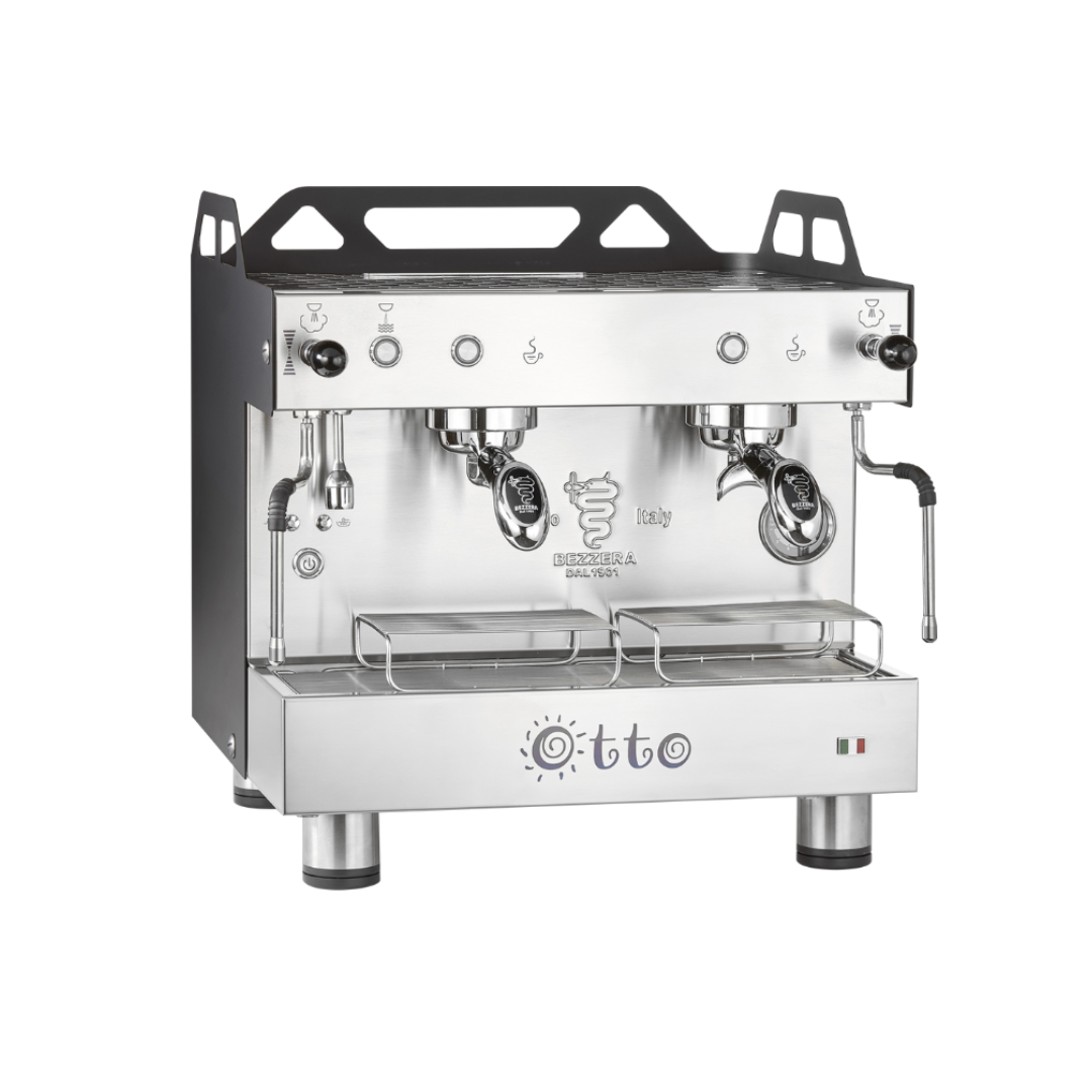 Máquina de Café Espresso Bezzera Otto Electrónica 8 Litros Acero Inoxidable Negro Senzani