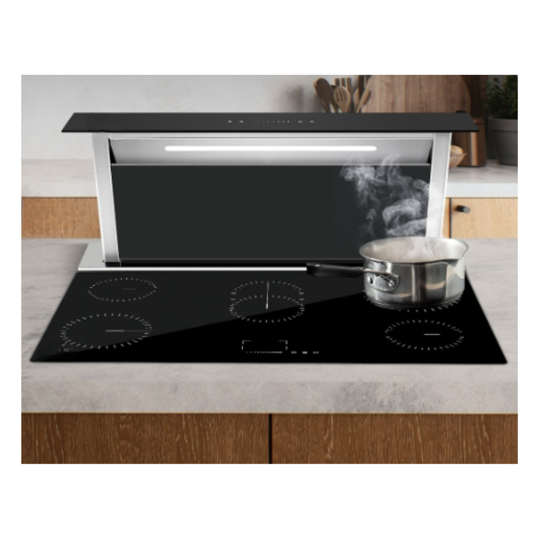 Campana Retráctil 90 cm Con Panel Táctil Y Control Retracto Vetrux