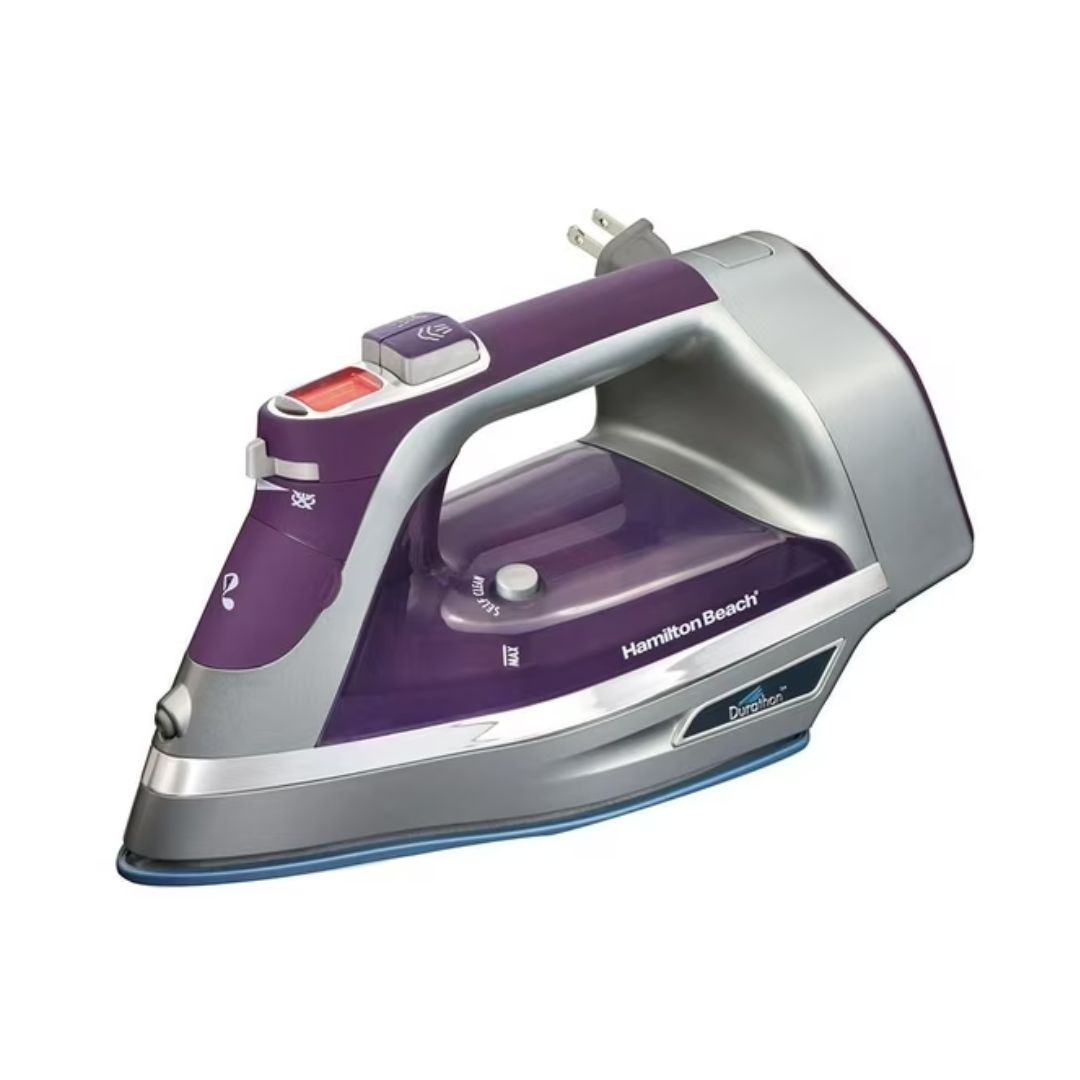 Plancha de Vapor Digital Morada Durathon Hamilton Beach