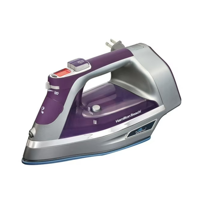Plancha de Vapor Digital Morada Durathon Hamilton Beach