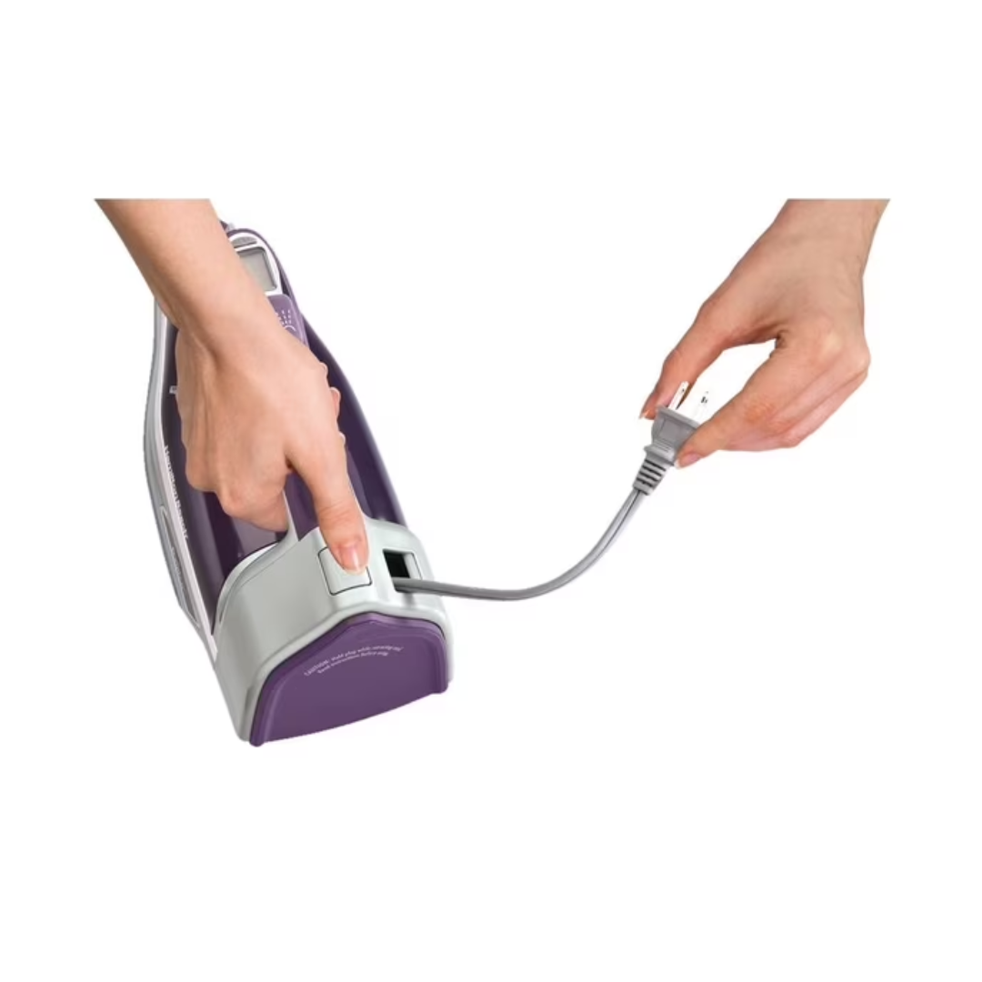 Plancha de Vapor Digital Morada Durathon Hamilton Beach