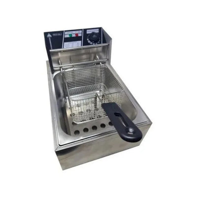 Freidora de Aceite de 10 Litros Acero Inox Royal